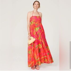 FARM RIO ombré forest maxi dress